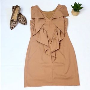 C. Luce tan/brown dress size M